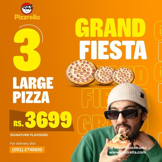 Signature Grand Fiesta - 3 Large Pizzas